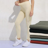 Seamless Ribbed Pants - Zen Exercises